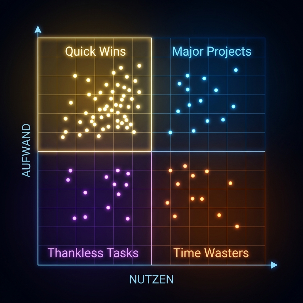 Visual: Kosten-Nutzen-Matrix
