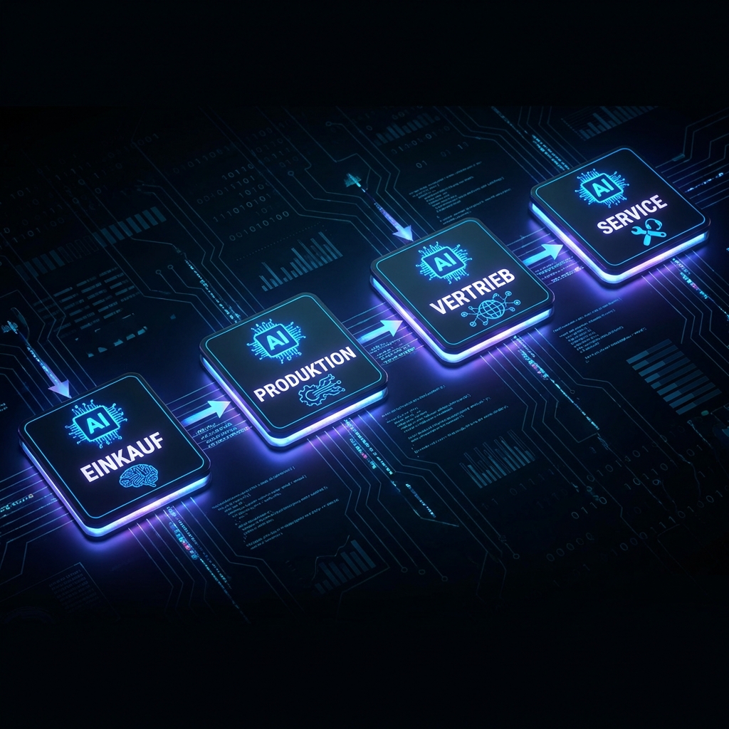 Visual: Wertschöpfungskette & KI-Potenziale